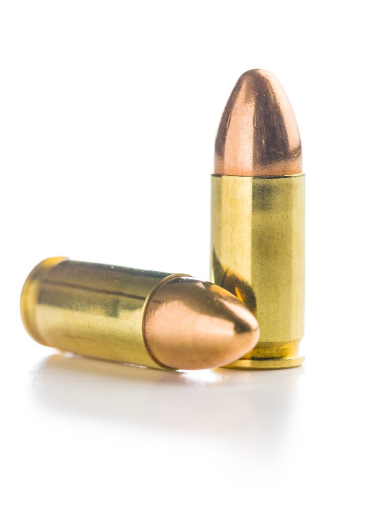 9mm pistol bullet.
