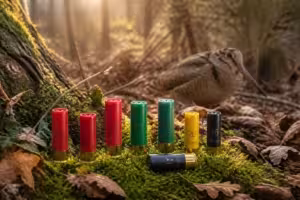 Munitions et becasse en foret