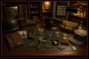 Collection dobjets militaires historiques