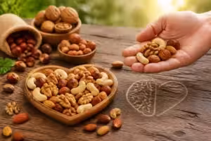 Poignee de noix pour une sante optimale